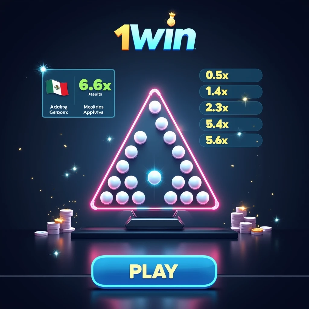 Plinko clásico 1win Juego Plinko en app 1win México